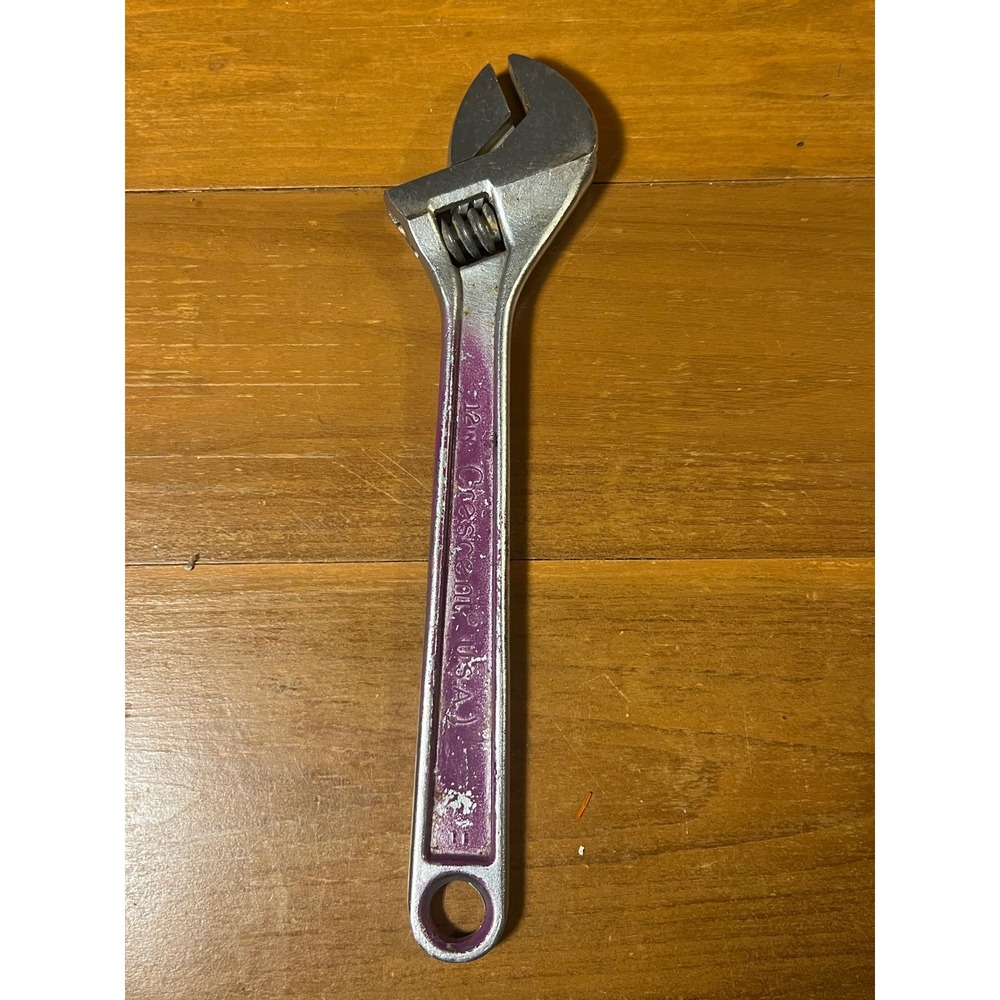 Vintage‎ Crescent USA 12 Inch Adjustable Wrench Forged Crestoloy Steel